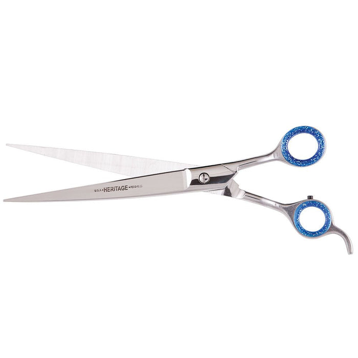 Heritage Cutlery D10-CO 10'' Pet Grooming Scissor / Curved Blade / Offset Handles