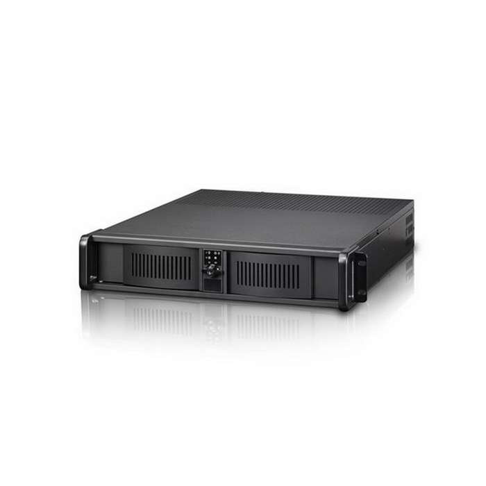 iStarUSA D-200-FS 2U Compact Stylish Rackmount Chassis Front-mounted ATX Power Supply
