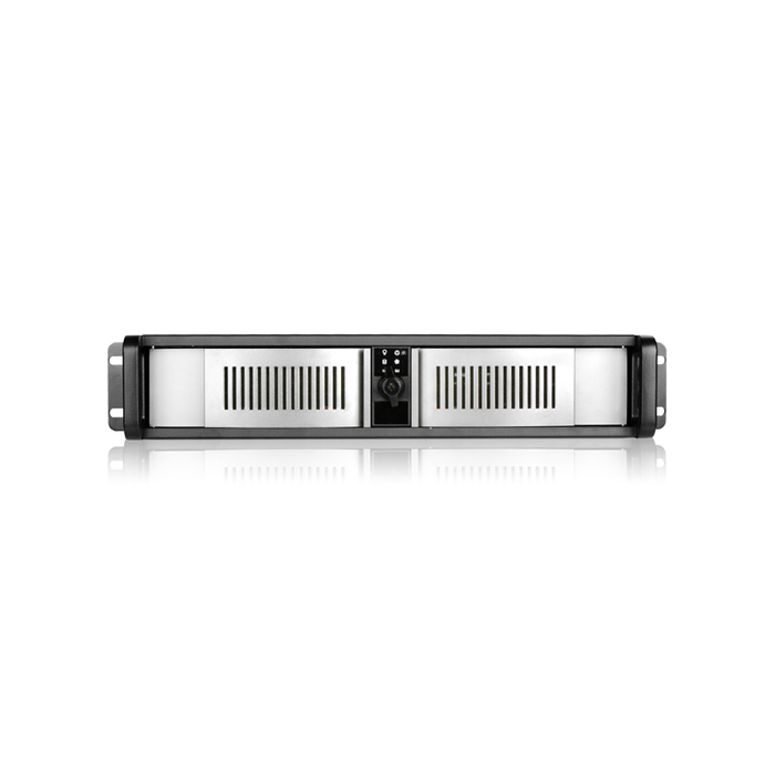 iStarUSA D-200-SILVER  2U Compact Stylish Rackmount Chassis