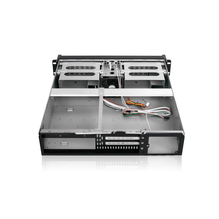 iStarUSA D-200-SILVER  2U Compact Stylish Rackmount Chassis