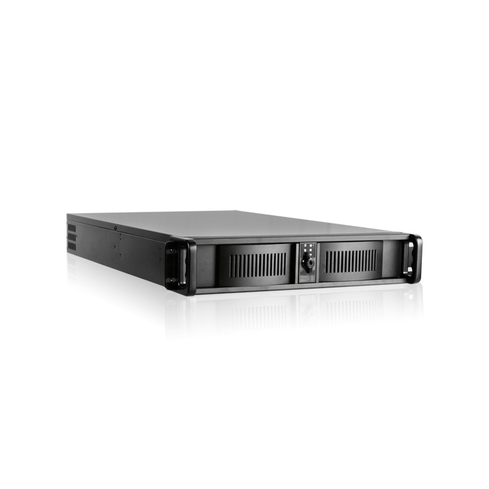 iStarUSA D-200L-46R2U 2U High Performance Rackmount Chassis with 460W Redundant Power Supply