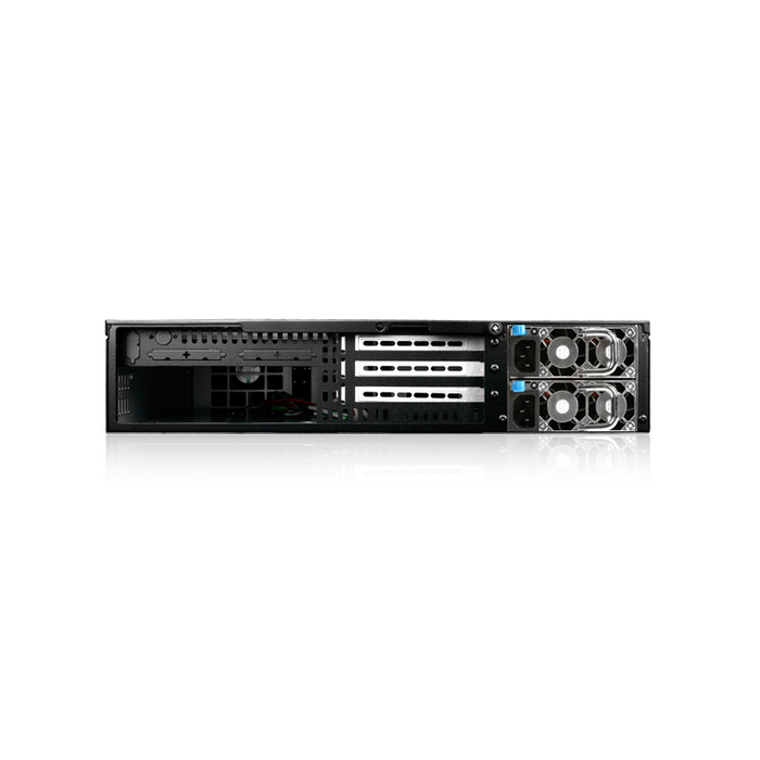 iStarUSA D-200L-60S2UP8 2U High Performance Rackmount Chassis with 600W Redundant Power Supply