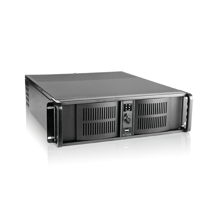 iStarUSA D-300-95R3K8 3U Compact Stylish Rackmount Chassis with 950W Redundant Power Supply
