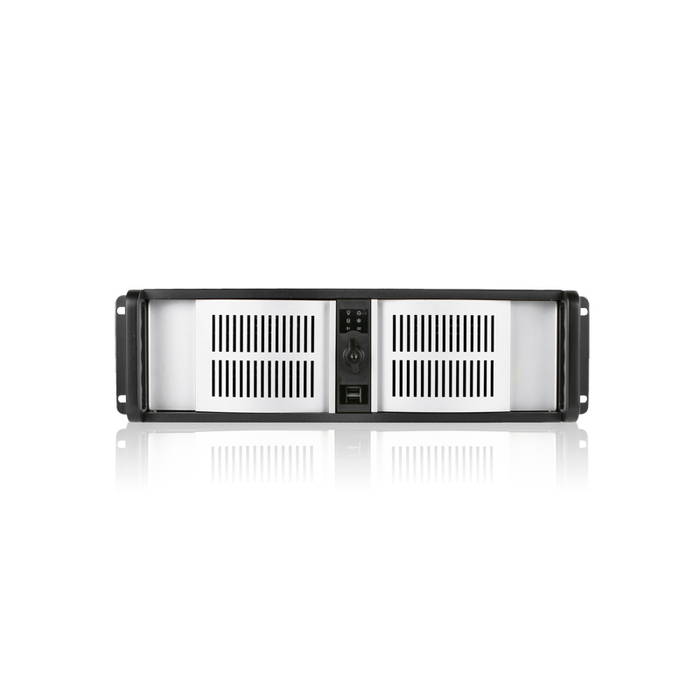 iStarUSA D-300-SILVER 3U Compact Stylish Rackmount Chassis