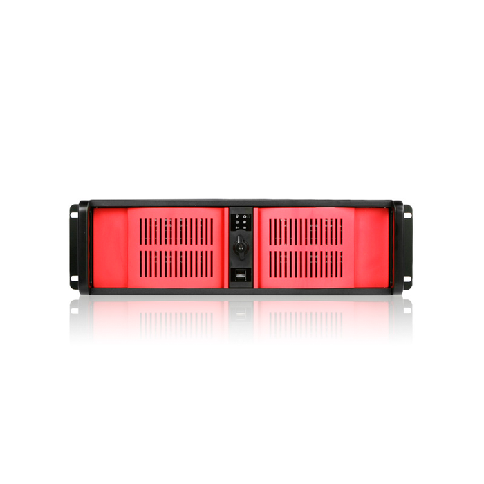 iStarUSA D-300-RED 3U Compact Stylish Rackmount Chassis