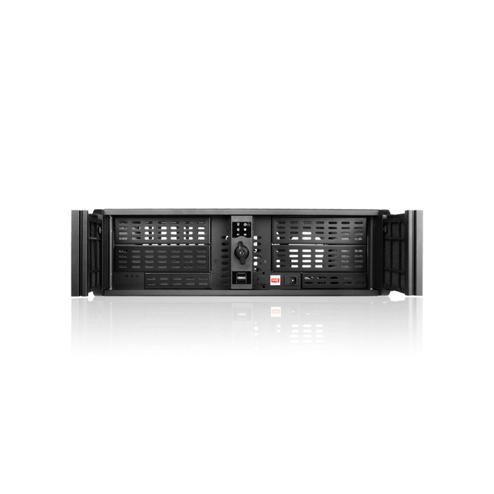 iStarUSA D-300-SILVER 3U Compact Stylish Rackmount Chassis