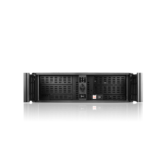 iStarUSA D-300L-60S2UP8 3U High Performance Rackmount Chassis with 600W Redundant Power Supply