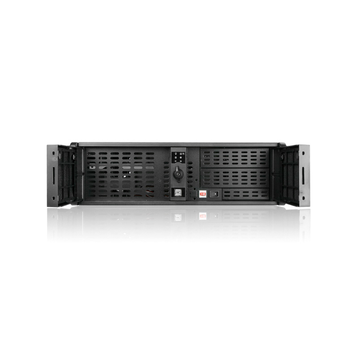 iStarUSA D-300L-PFS 3U High Performance Rackmount Chassis Front-mounted ATX Power Supply