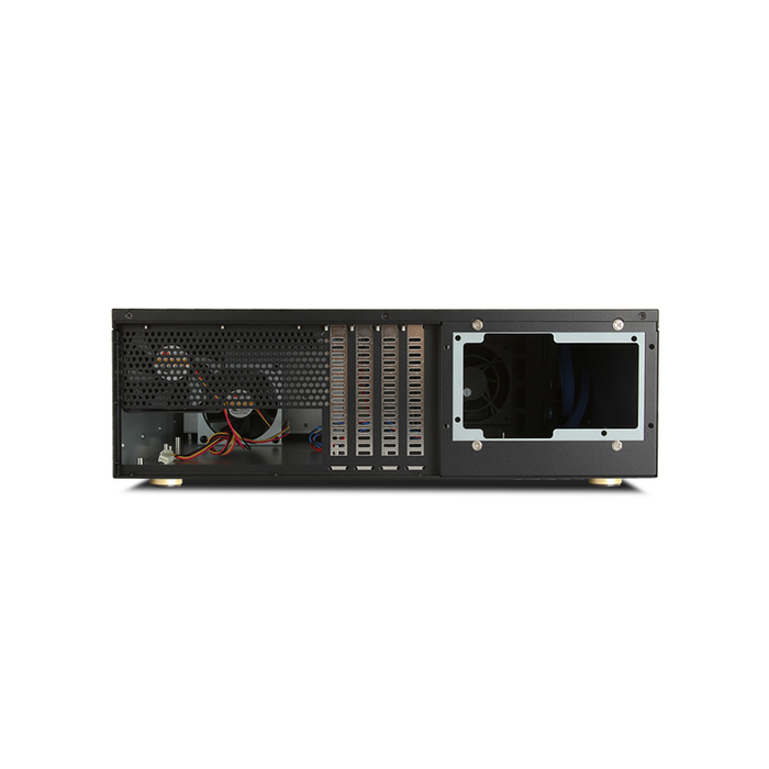 iStarUSA D-340HB-DT-SILVER 3U Compact 4x3.5" Bay Hotswap microATX Desktop Chassis