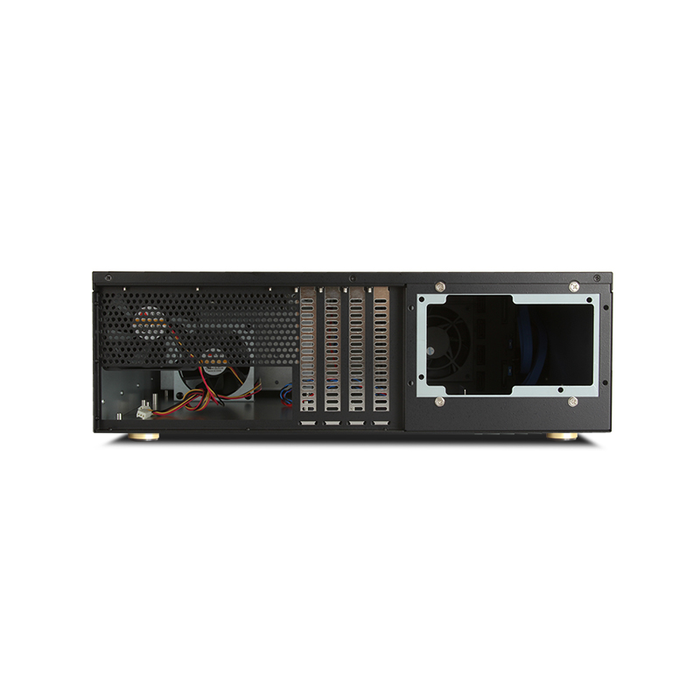iStarUSA D-350HB-DT-SILVER 3U Compact 5x3.5" Bay Hotswap microATX Desktop Chassis