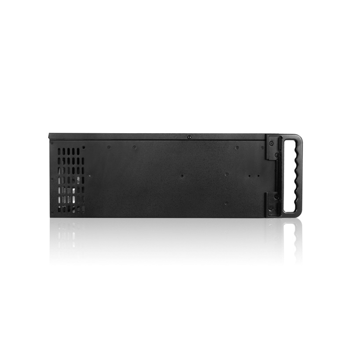iStarUSA D-400-50R8PD2 4U Compact Stylish Rackmount Chassis with 500W Redundant Power Supply