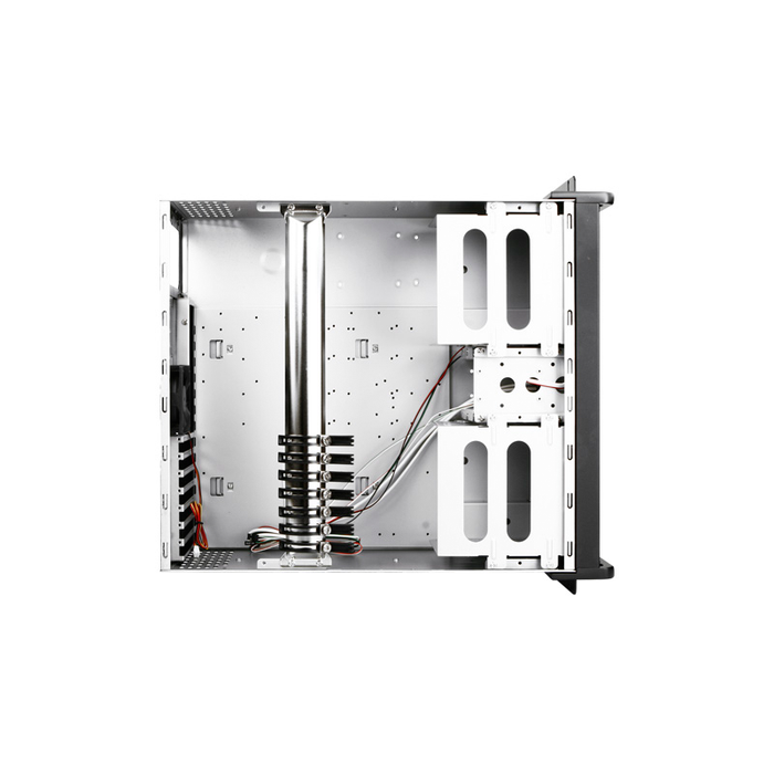 iStarUSA D-400-6-SILVER 4U Compact Stylish Rackmount Chassis