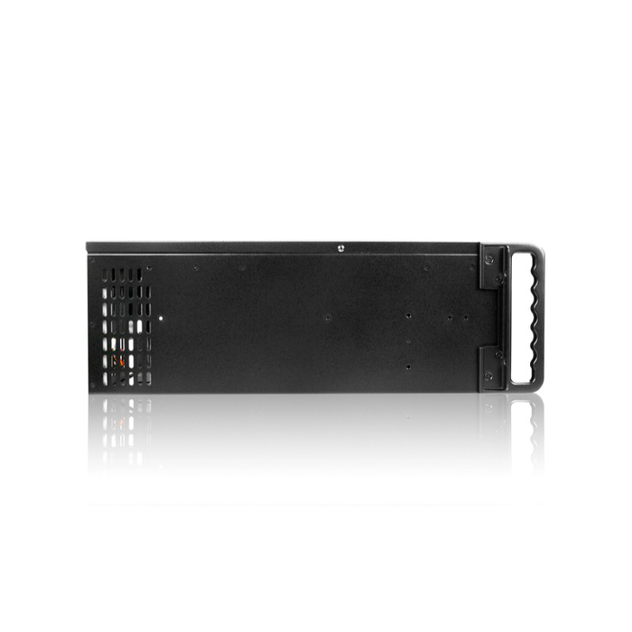 iStarUSA D-406-50R8PD8 4U Compact Stylish Rackmount Chassis with 500W Redundant Power Supply