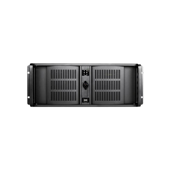 iStarUSA D-407L-500R8PD8 4U High Performance Rackmount Chassis with 500W Redundant Power Supply
