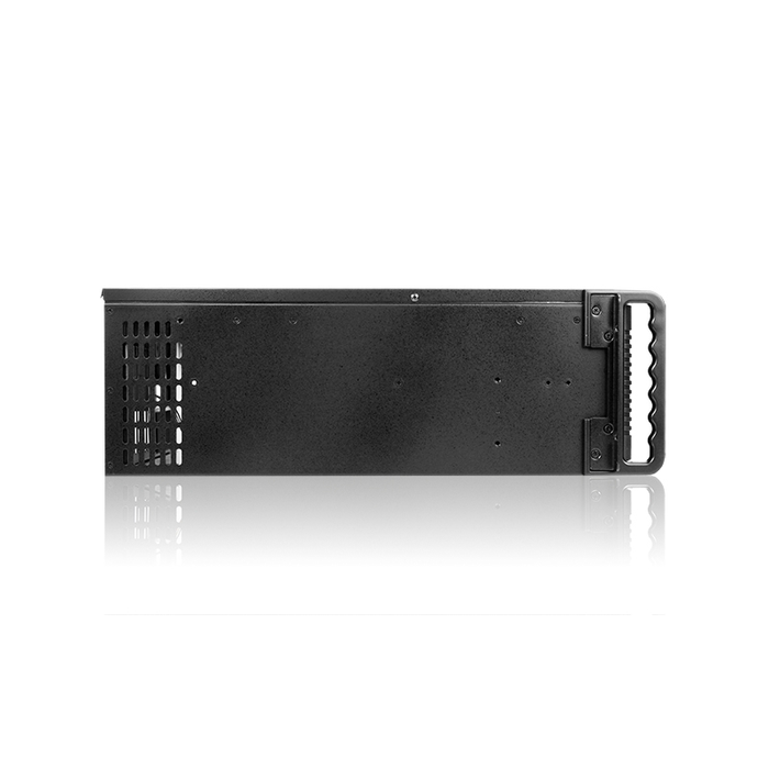 iStarUSA D-407P-55R8P 4U Compact Stylish Rackmount Chassis with 550W Redundant Power Supply