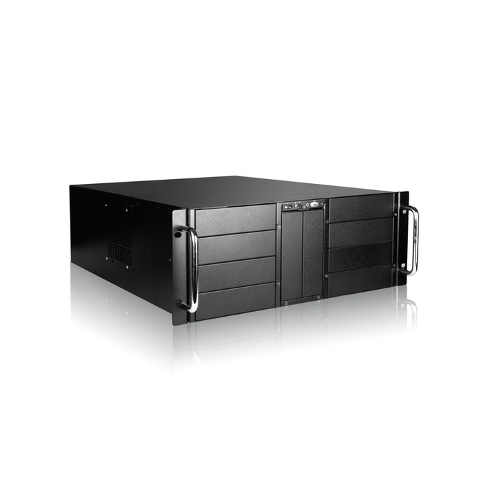 iStarUSA D-410-50R8PD2 4U 10-Bay Stylish Storage Server Rackmount with 500W Redundant Power Supply