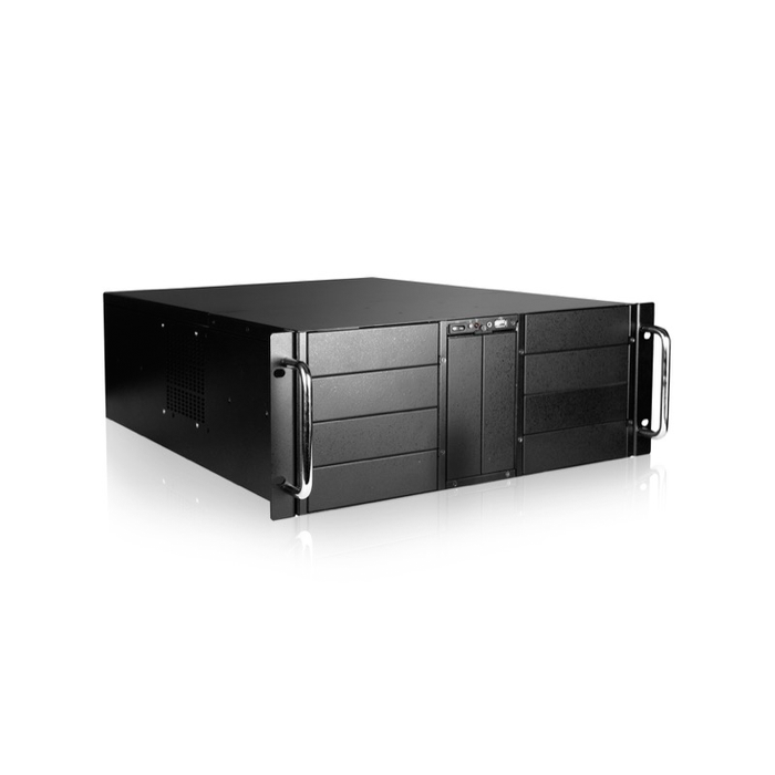 iStarUSA D-410-50R8PD8 4U 10-Bay Stylish Storage Server Rackmount with 500W Redundant Power Supply