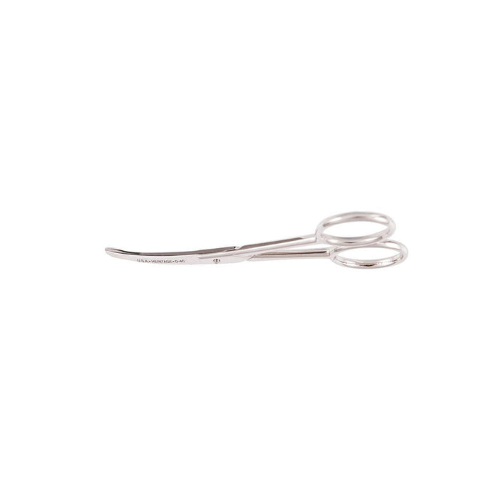 Heritage Cutlery D4-C 4 1/2'' Safety Tip Scissor / Curved Blade