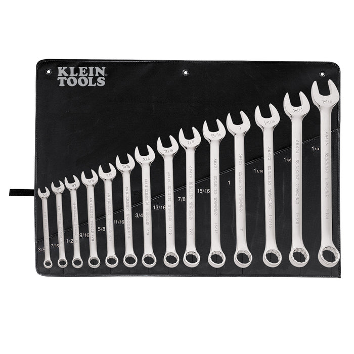 Klein Tools 68406 Combination Wrench Set, 14 Piece