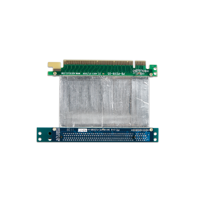 iStarUSA DD-766R-C5-02 PCIe x16 to PCIe x16 Reversed Riser Card with 5cm Ribbon Cable