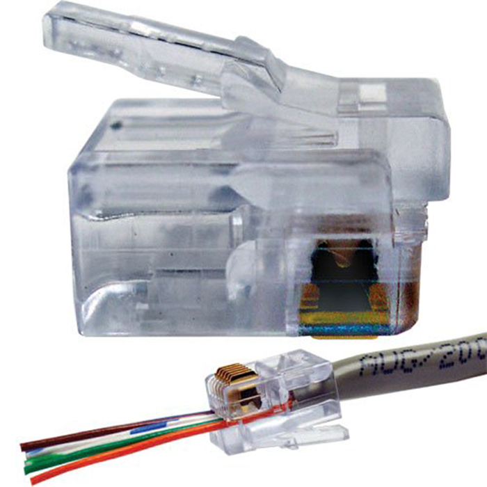 Platinum Tools 100026LTB EZ-RJ12/11 Connectors (Pack of 100)