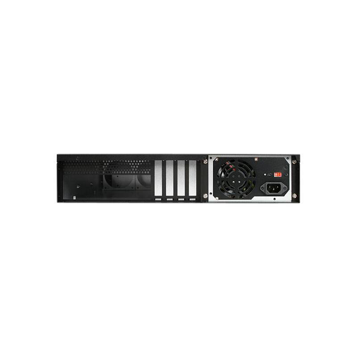 iStarUSA DN-200-35P3 2U 5.25" 2-Bay Compact microATX Chassis with 350W Power Supply