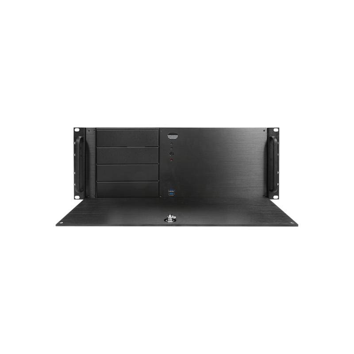 iStarUSA DN-400-50P8 4U 5.25" 4-Bay Compact ATX Chassis with 500W Power Supply