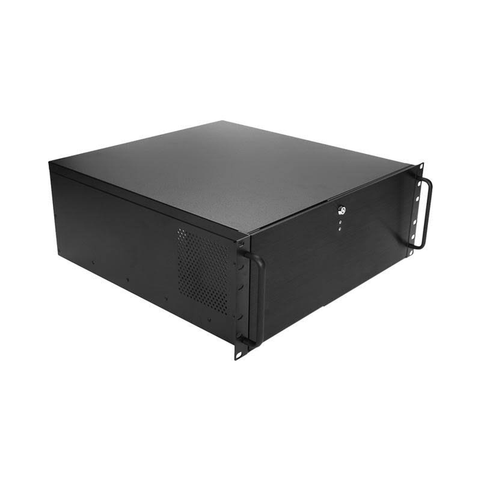 iStarUSA DN-400-50R8PD8 4U 5.25" 4-Bay Compact ATX Chassis with 500W Redundant Power Supply