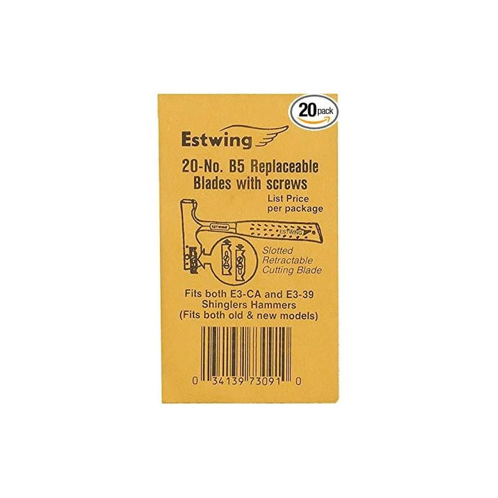 Estwing B20 Pack (20) Replacement Blades (E3-CA & E3-39)
