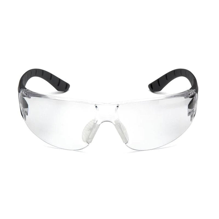 Pyramex SBG9610S Endeavor Plus Clear Lens with Black and Gray Temples