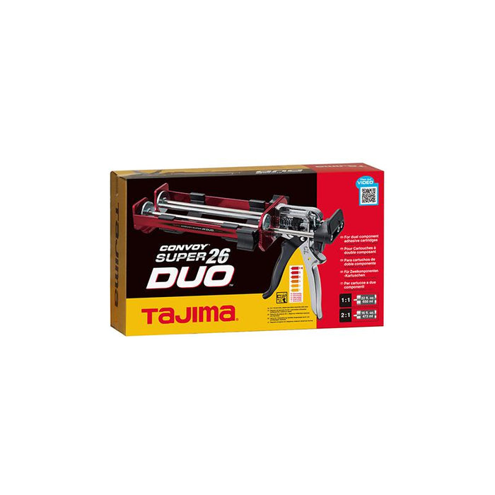 Tajima Tools CNV-DSP26 Convoy Super 26 DUO, Dual Cartridge Caulk Gun