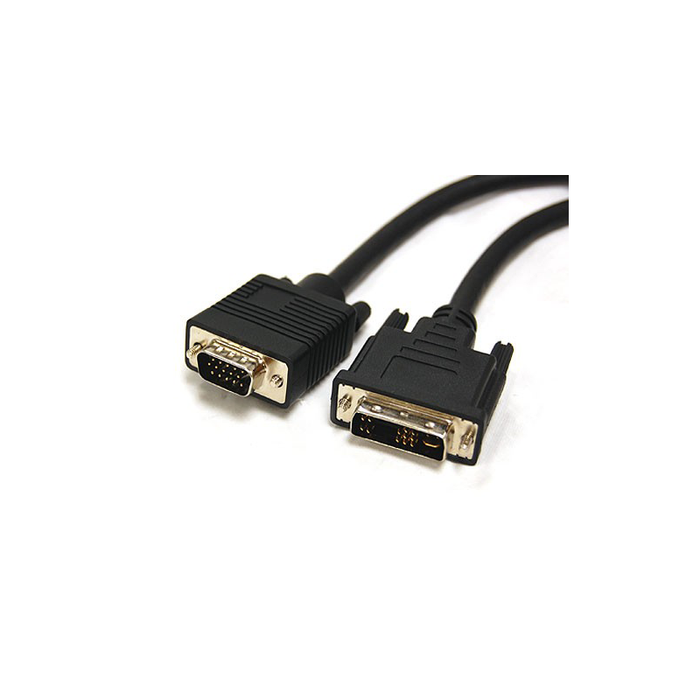 Bytecc DVIGA-03 DVI-A Male to HD15 VGA Male Analog Video Cable