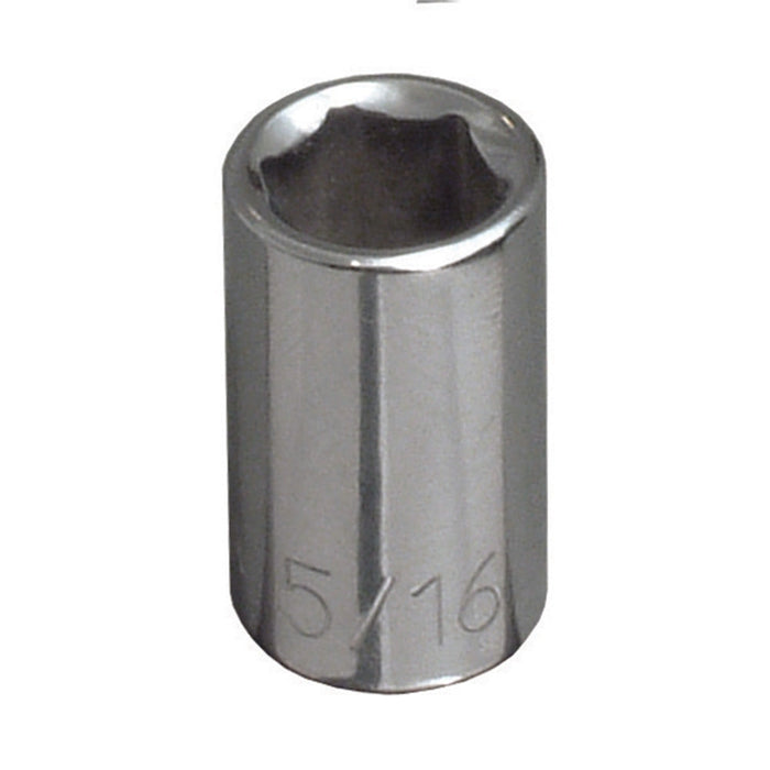 Klein Tools 65608 1/2-Inch Standard 6-Point Socket, 1/4-Inch Drive