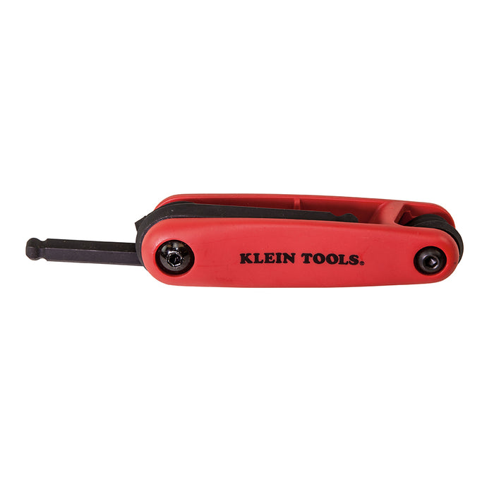 Klein Tools 70572 Grip-It Ball End Hex Five Key Fold-up Driver