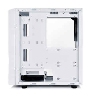 Silverstone Technologies PS15W-G Micro-ATX & Mini-DTX Mesh Front Panel Steel Body Tempered Glass Side Panel - White Plus Tempered Glass Window
