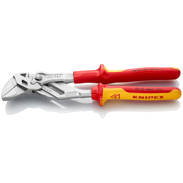 Knipex 86 06 250 SBA Insulated Pliers Wrench, 250 mm