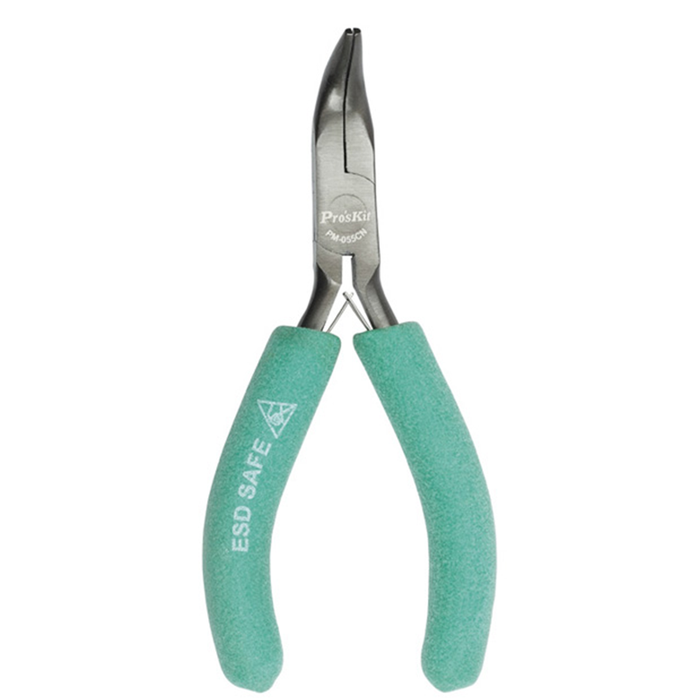 Eclipse PM-055CN ESD Safe Cushion Grip Bent Nosed Pliers