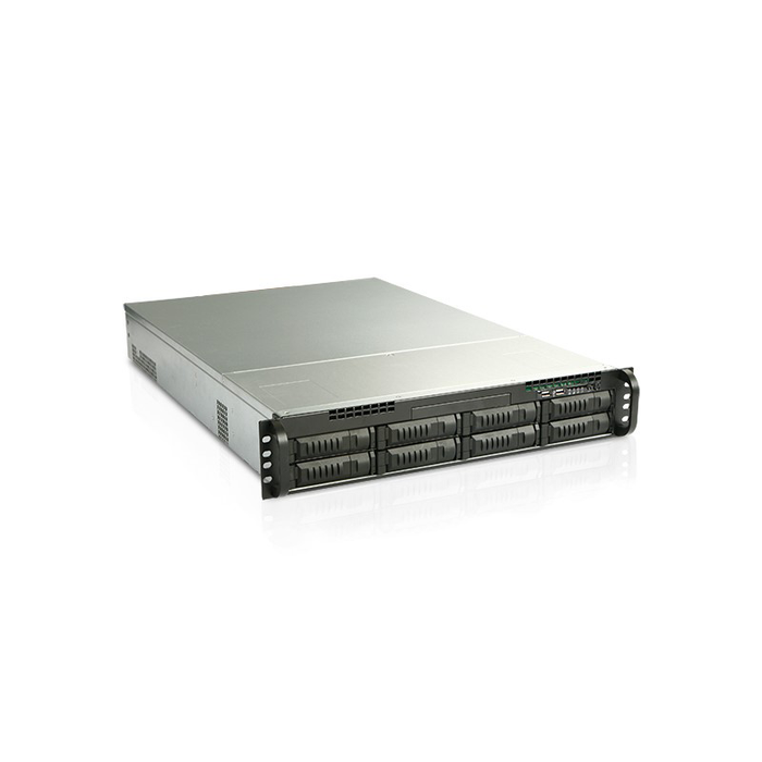 iStarUSA EX2M8-80S2UP8 2U 8-Bay Storage Server Rackmount Chassis with 800W Redundant Power Supply