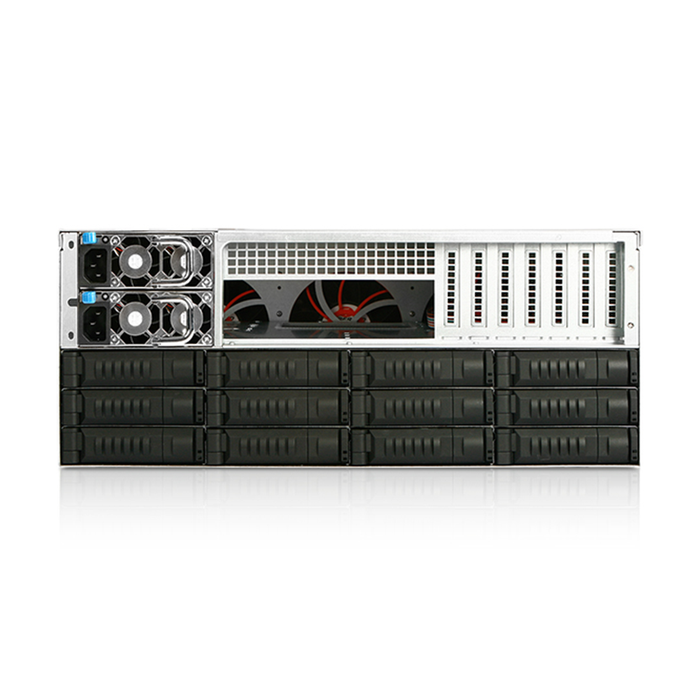 iStarUSA EX4M36EXP-80S2UP8 4U 36-Bay Storage Server Rackmount Chassis with SAS Expander 800W Redundant Power Supply