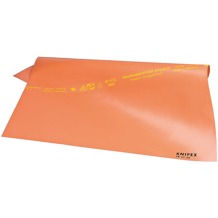 Knipex 98 67 05 Rubber Insulating Mat, 500 x 500 mm