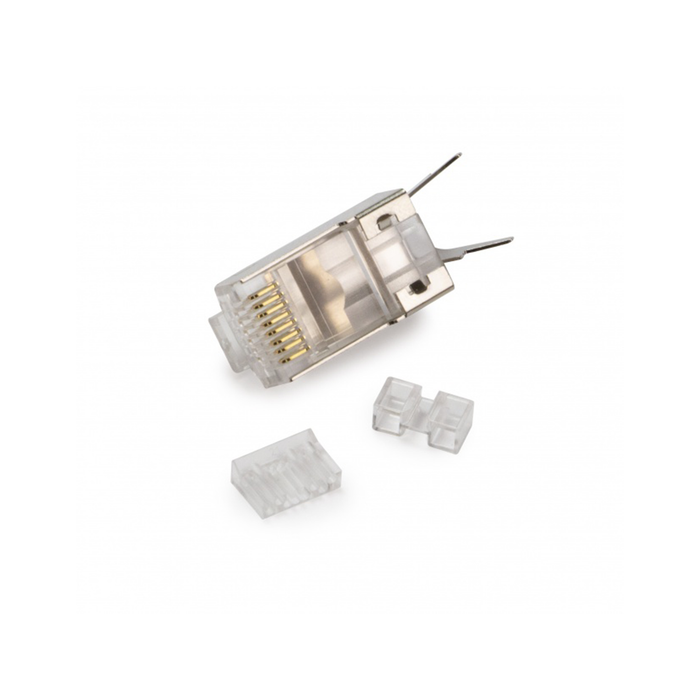 Platinum Tools 106241 Cat6A/7 STP Solid/Stranded RJ45 Connector - Pack of 25