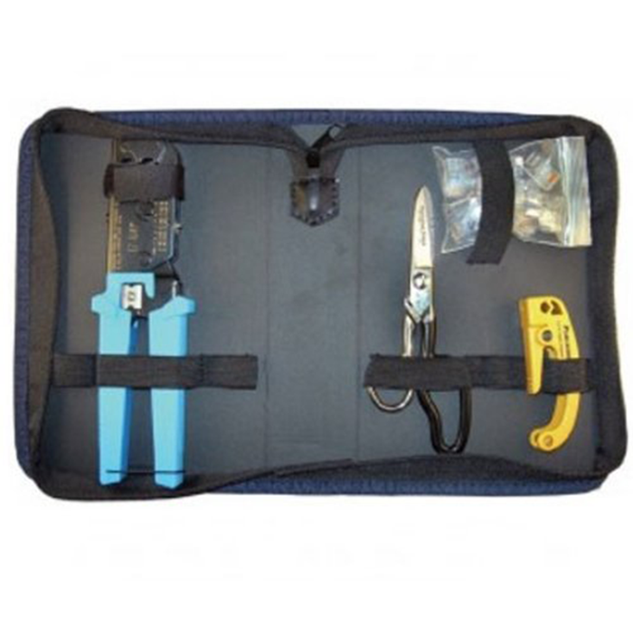 Platinum Tools 90136 EZ-RJ45 Termination Kit, w/Zip Case. Box.