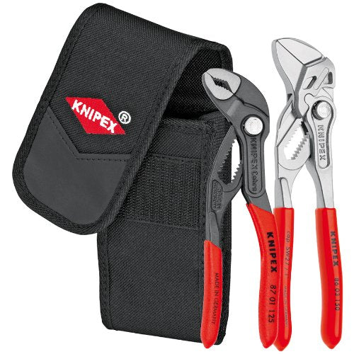 Knipex 00 20 72 V01 Mini Pliers in Belt Pouch, 2-Piece