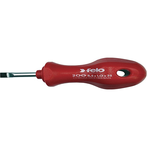 Felo 0715713037 5.5mm x 1-Inch Slotted Stubby Screwdriver