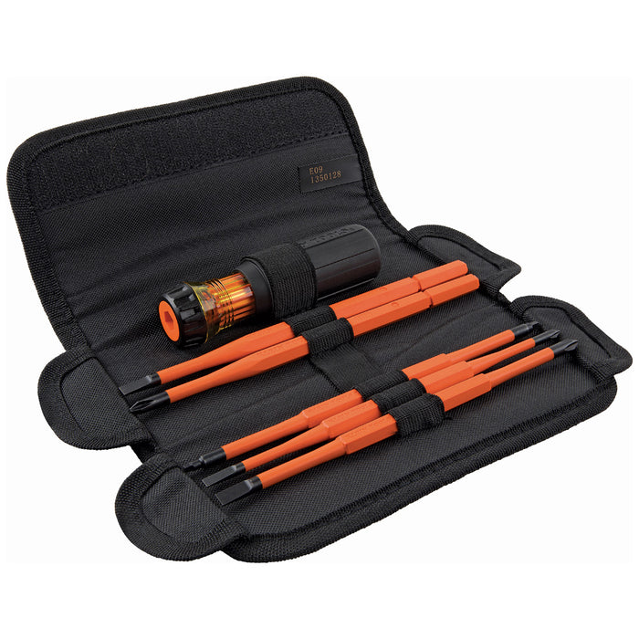 Klein Tools 32288 8-in-1 Insulated Interchangeable Screwdriver Set