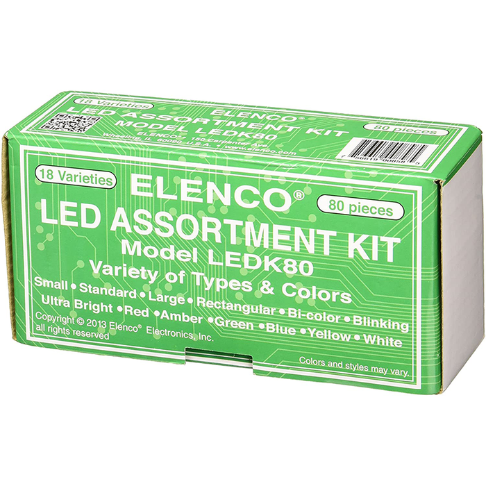 Elenco LEDK-80 LED Assortment Kit