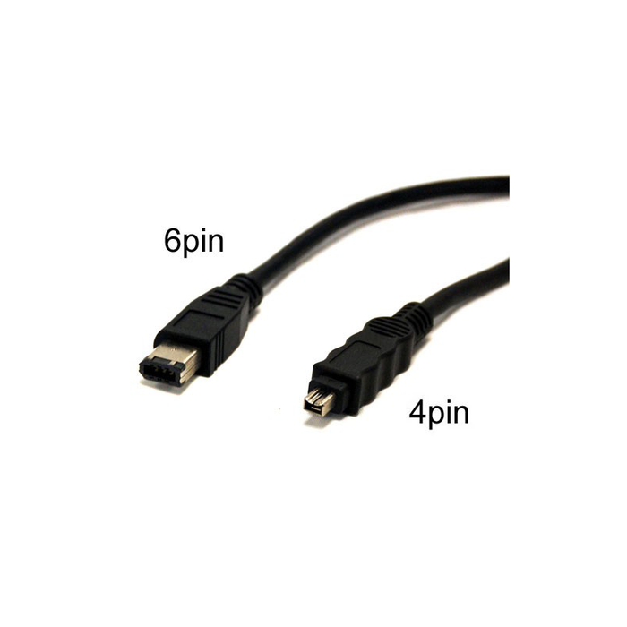 Bytecc FW6403K FireWire 400(IEEE1394a) Cables, 6pin to 4pin