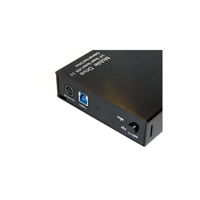 Bytecc HD-35SU3-BK USB 3.0 Aluminum Easy-Open External Enclosure for 3.5" SATA Hard Drive