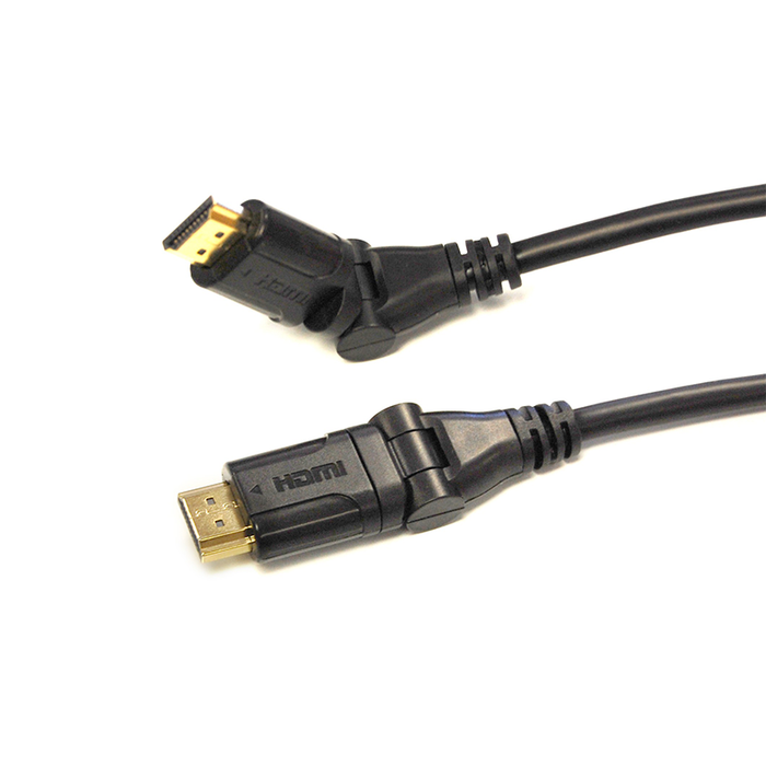 Bytecc HMSW-10 HDMI® High Speed Male to Male Swivel Cable