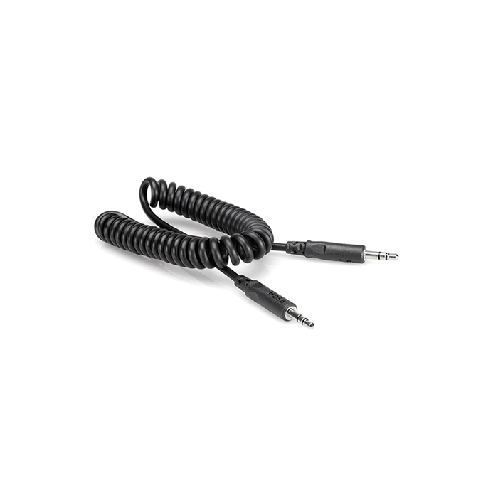 Hosa CMM-105C Cable 3.5MM TRS Same Coiled, 5ft